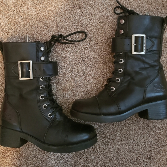 Harley Davidson Size 7 womens boots - Picture 1 of 3